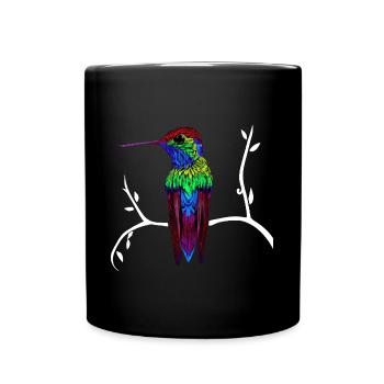 kohlibrie on a branch - Full Colour Mug - black - Front