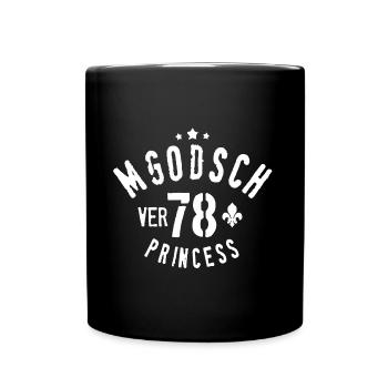 mgodsch 78 princess - Mug uni - noir - Devant