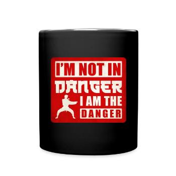 Karate Black Belt Gi Uniform I'M - Tasse einfarbig - Schwarz - Vorne