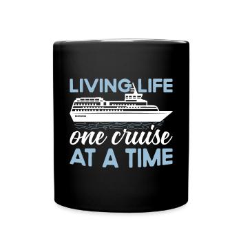 Croisière Croisière Vacances Mer - Mug uni - noir - Devant