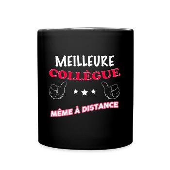 Meilleure Collègue Cadeau Humour Amie - Mug uni - noir - Devant