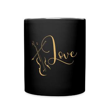 Orchestra Violinist Violin Lover Gift - Full Colour Mug - black - Front
