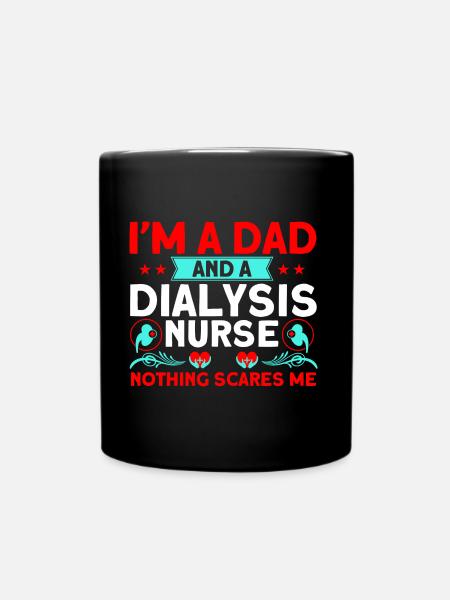 Dialyse Krankenpflege Dialyse Behandlung Geschenk - Tasse einfarbig - Schwarz