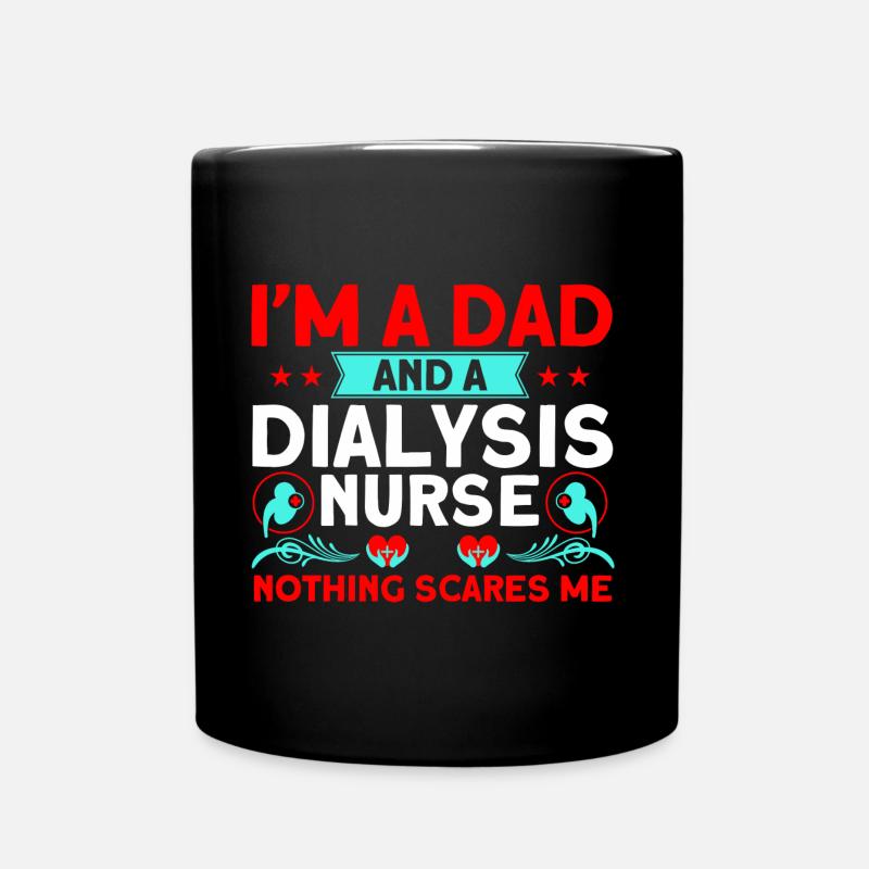 Dialyse Krankenpflege Dialyse Behandlung Geschenk - Tasse einfarbig - Schwarz
