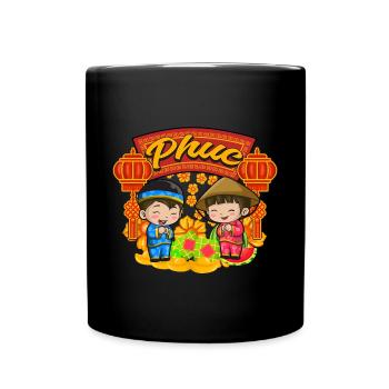 Vietnamien Nouvel An Vietnam Viet I Cadeau - Mug uni - noir - Devant