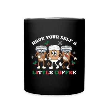 Cadeaux de Noël Noël - Mug uni - noir - Devant
