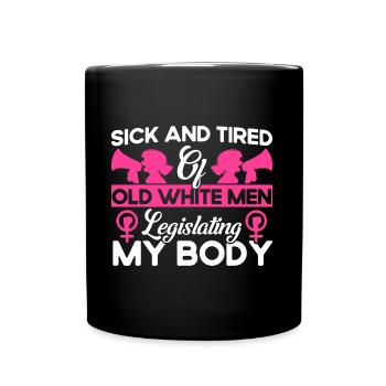 Égalité des sexes Égalité des sexes - Mug uni - noir - Devant