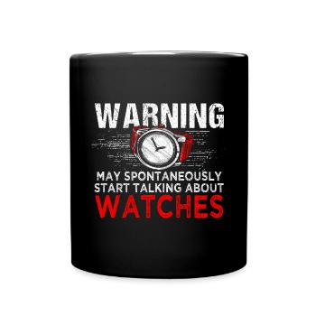 Watch Collector Watch Watchmaker - Full Colour Mug - black - Front