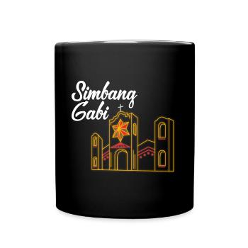 Pinoy Christmas Design für stolze Filipinos - Tasse einfarbig - Schwarz - Vorne