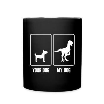Malinois Belgian Shepherd Mechelaar Dog - Full Colour Mug - black - Front