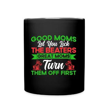 Baking Cookies Baking Cookies Crew Christmas Day - Full Colour Mug - black - Front