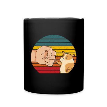 World's Best Hamster Dad Hamster Costume for - Full Colour Mug - black - Front