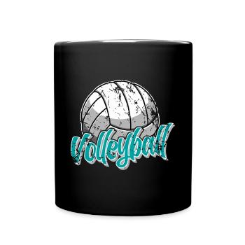 Volley-ball - Mug uni - noir - Devant