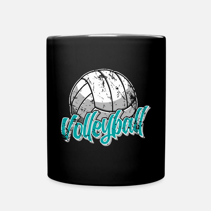 Volley-ball - Mug uni - noir