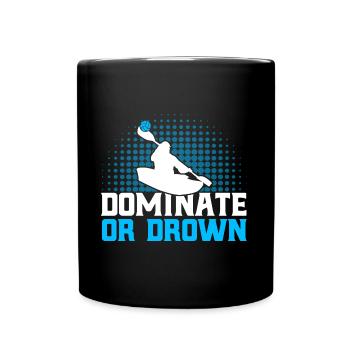 Canoe polo player canoe polo team canoe polo spie - Full Colour Mug - black - Front