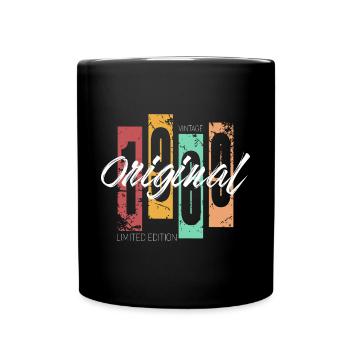 1969 Vintage Retro Birthday - Full Colour Mug - black - Front