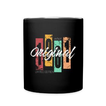 1961 Vintage Retro Anniversaire - Mug uni - noir - Devant