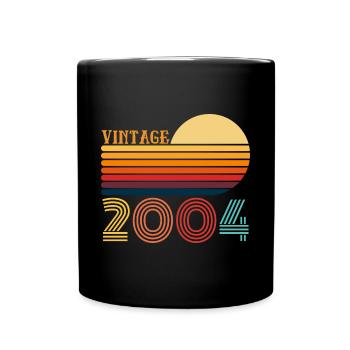 Édition Limitée Millésime Année d’Anniversaire 2004 - Mug uni - noir - Devant