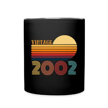 Edition Limitée Vintage Anniversaire Année 2002 - Mug uni - noir - Devant