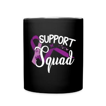 Epilepsy Support - Full Colour Mug - black - Front