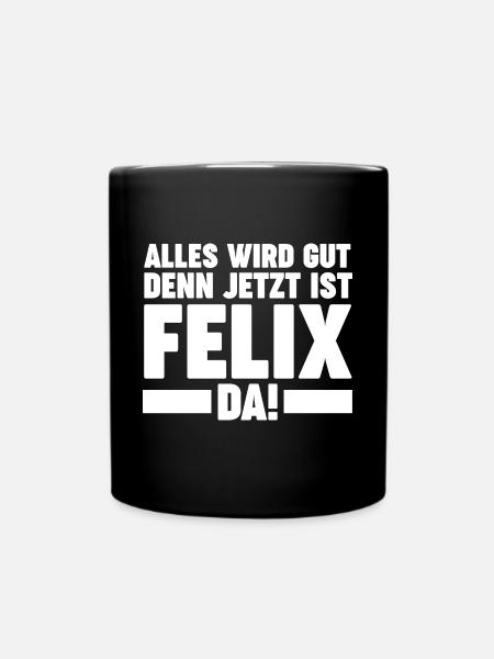 Felix - Tasse einfarbig - Schwarz