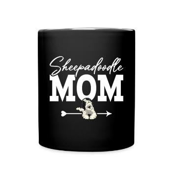 Sheepadoodle Doodle Dog - Mug uni - noir - Devant