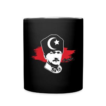 Portrait classique de Mustafa Kemal Atatürk pour un - Mug uni - noir - Devant