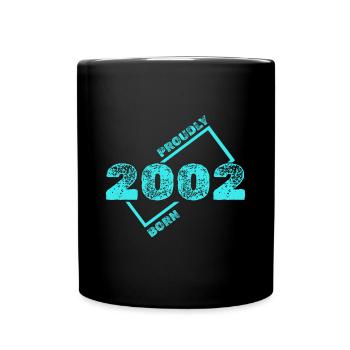 Year 2002 - Full Colour Mug - black - Front