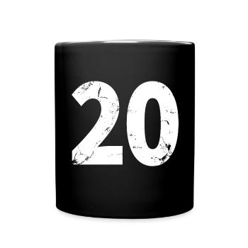 Cool Number 20 - 20 ans 20th Birthday Gift - Mug uni - noir - Devant