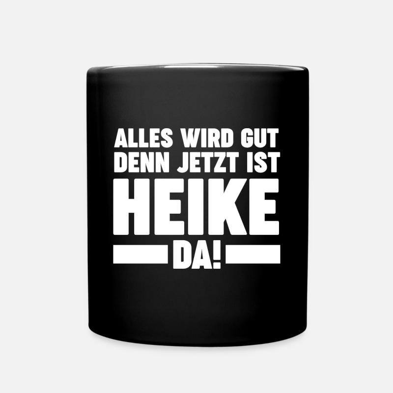 Heike - Tasse einfarbig - Schwarz