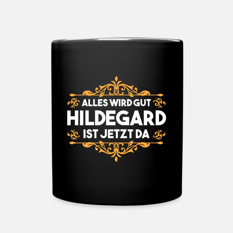 Hildegard - Tasse einfarbig - Schwarz