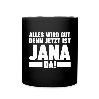 Jana - Tasse einfarbig - Schwarz - Vorne