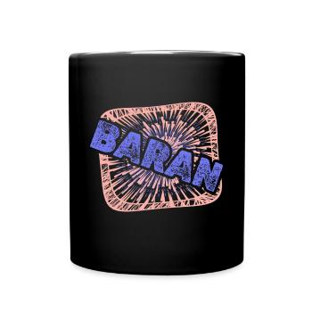 Gift for Baran - Full Colour Mug - black - Front