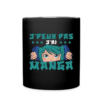 J'Ai Manga - Mug uni - noir - Devant