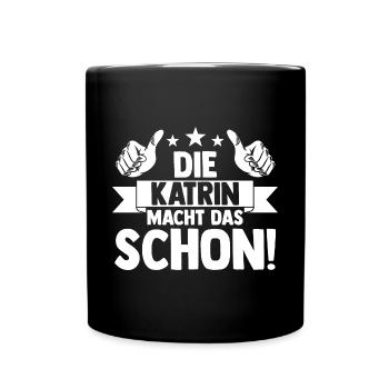 Katrin - Tasse einfarbig - Schwarz - Vorne