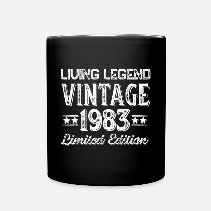 Living Legend Vintage 1983 40 Years Birthday - Tasse einfarbig - Schwarz