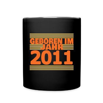 im 2011 - Tasse einfarbig - Schwarz - Vorne