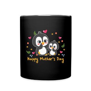 happy Mothersday - Tasse einfarbig - Schwarz - Vorne