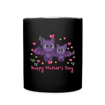 happy Mothersday - Tasse einfarbig - Schwarz - Vorne
