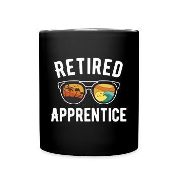 Beachy Sunglasses Trainee/Pensioner Shirt - Full Colour Mug - black - Front