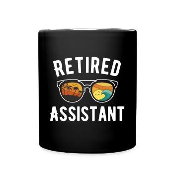 Assistant on the beach: ultimate relaxation - Full Colour Mug - black - Front