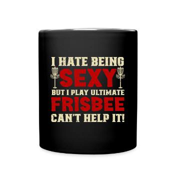 Disc Golf Player Frisbee Player - Mug uni - noir - Devant