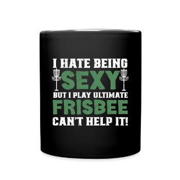 Disc Golf Player Frisbee Player - Mug uni - noir - Devant