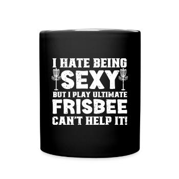 Disc Golf Player Frisbee Player - Mug uni - noir - Devant