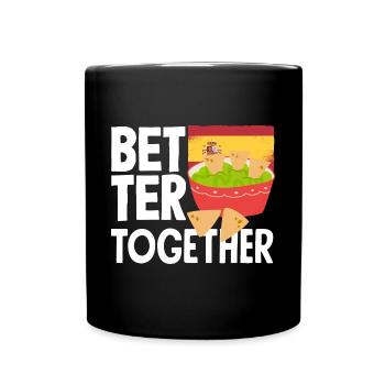 Taco Design for a Mexican Food Lover with Spanish - Full Colour Mug - black - Front