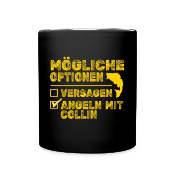 Geschenk für Collin - Tasse einfarbig - Schwarz - Vorne