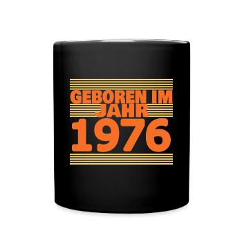 im 1976 - Tasse einfarbig - Schwarz - Vorne