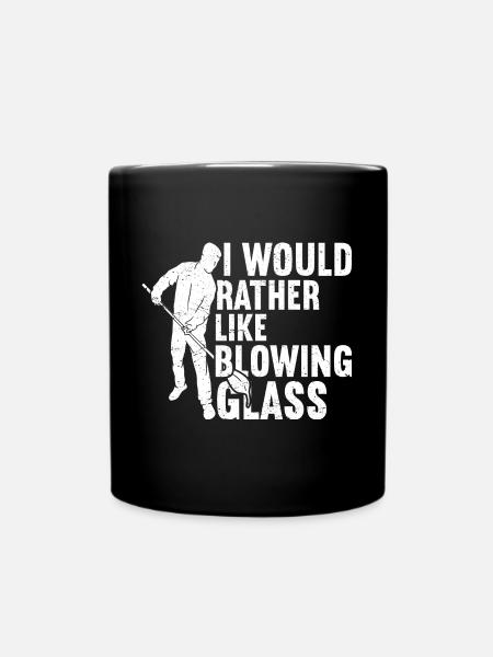 Glasbläserei Glasbläserei Glasbläser - Tasse einfarbig - Schwarz