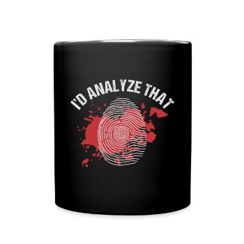Forensic Scientist Forensic Forensic Science - Full Colour Mug - black - Front