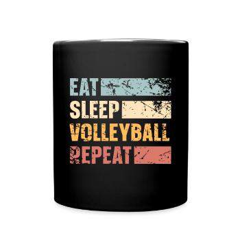 Volleyball - Full Colour Mug - black - Front